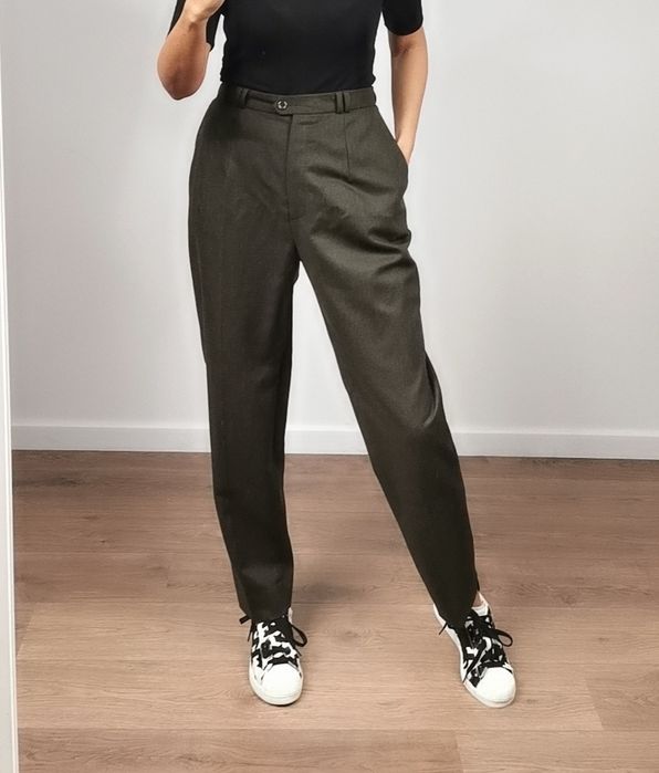 MacElton Wełniane Spodnie Damskie xl wool