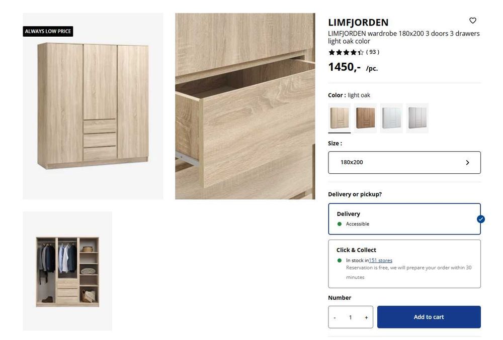 Wardrobe in excellent condition