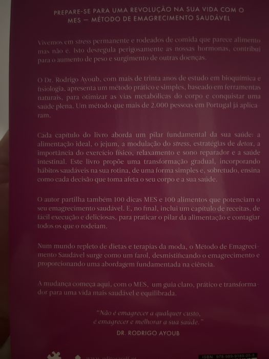 Vendo livro - O método MES | Rodrigo Ayoub