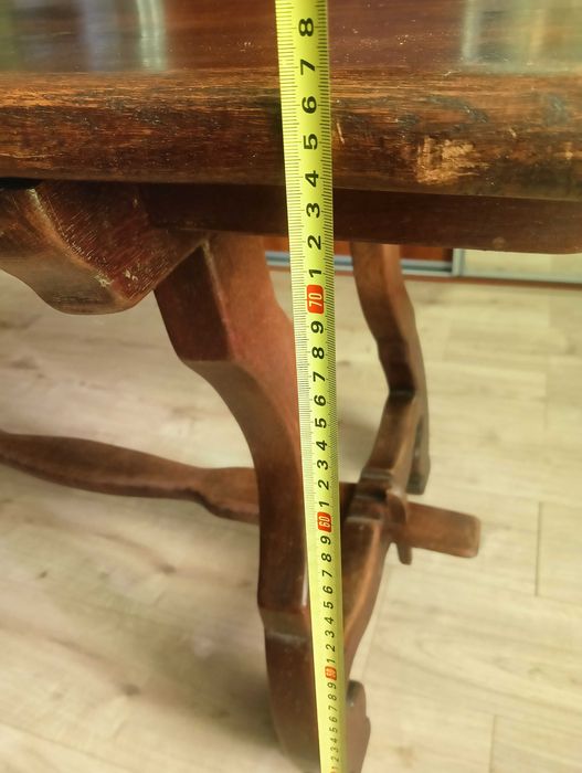 Drewniany solidny stół antyk