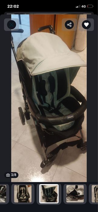 Carrinho de bebe trio chicco