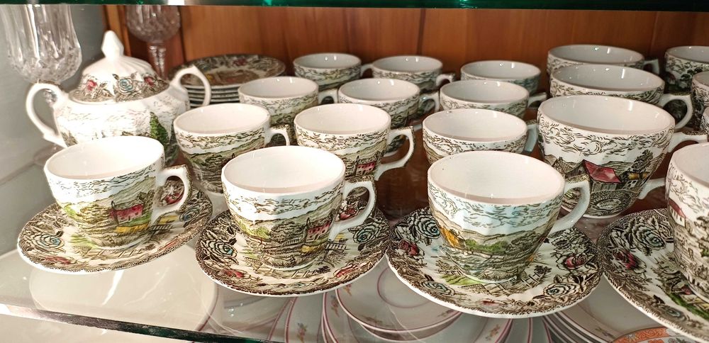 Serviço Chá Café Inglês English Country Scenes