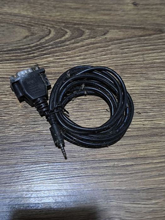 Kabel adapter konwerter COM DB9 RS232 micro Jack 2,5mm