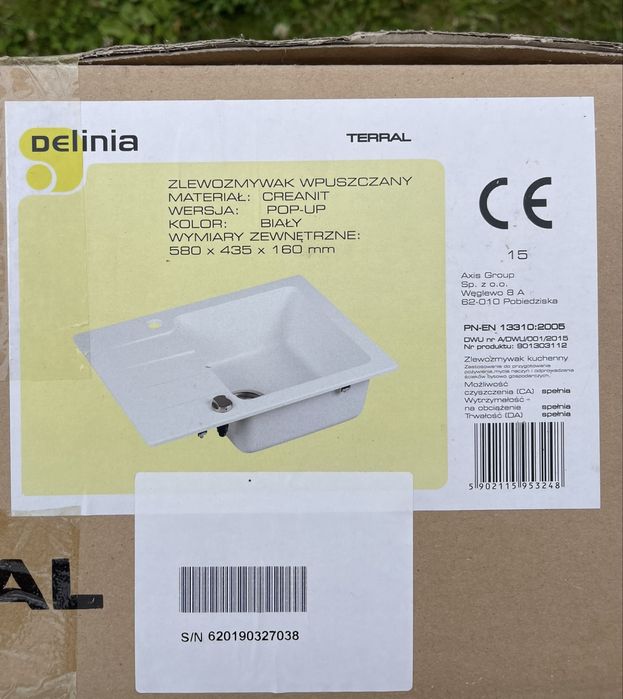 Zlewozmywak wpuszczany biały