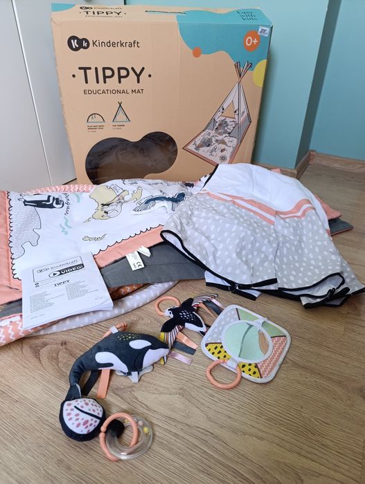 Mata edukacyjna i namiot 2w1 TIPPY Kinderkraft