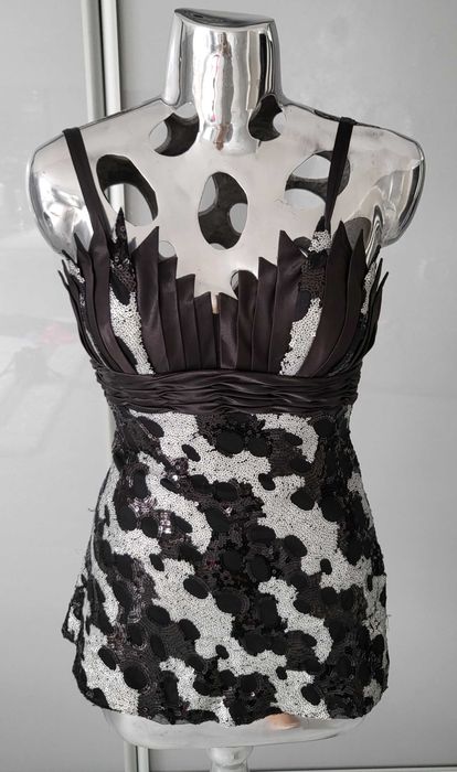 Pinko bluzka cekiny roz M/L