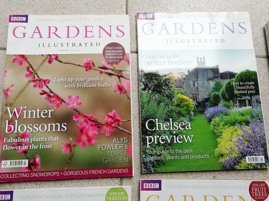 18 Revistas Inglesas de Jardim