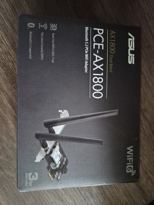 Wifi/Bluetooth адаптер для ПК Asus PCE-AX1800
