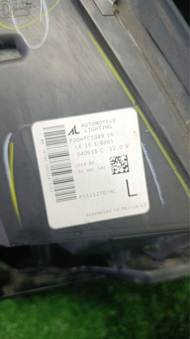 Jeep Compass рест  2017- Фара ліва  55112707AC