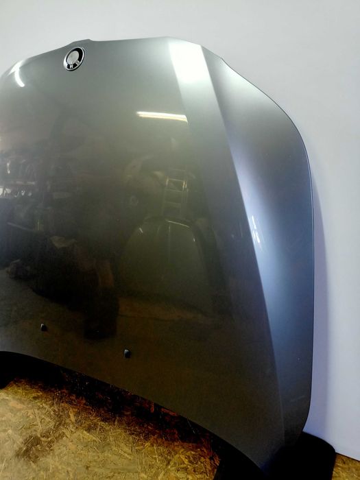 BMW E60 seria 5 maska przód przednia oryginał kolor A08/7 silbergrau