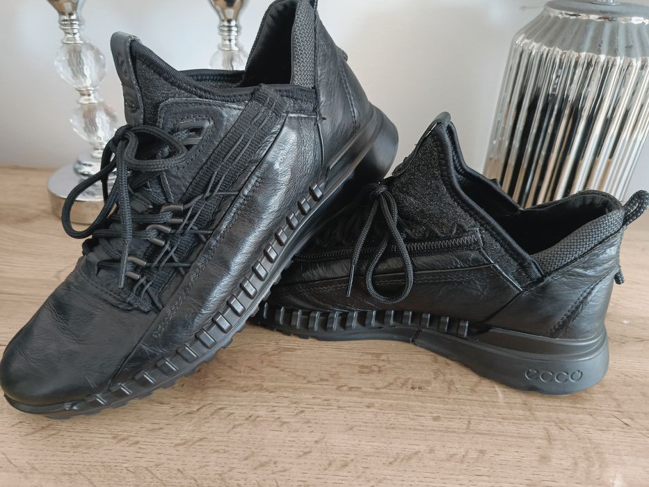 Buty Ecco Zipflex LON DYN 40 czarne