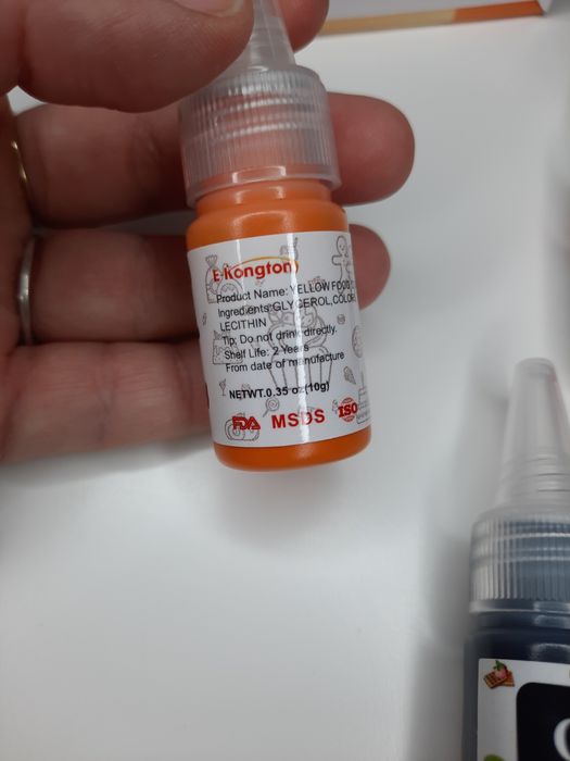 barwniki spożywcze olejowe 10 sztuk