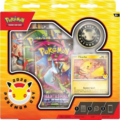 Pokémon TCG: Pokemon Day 2026 / Фірмовий бокс + бустери Pokémon TCG