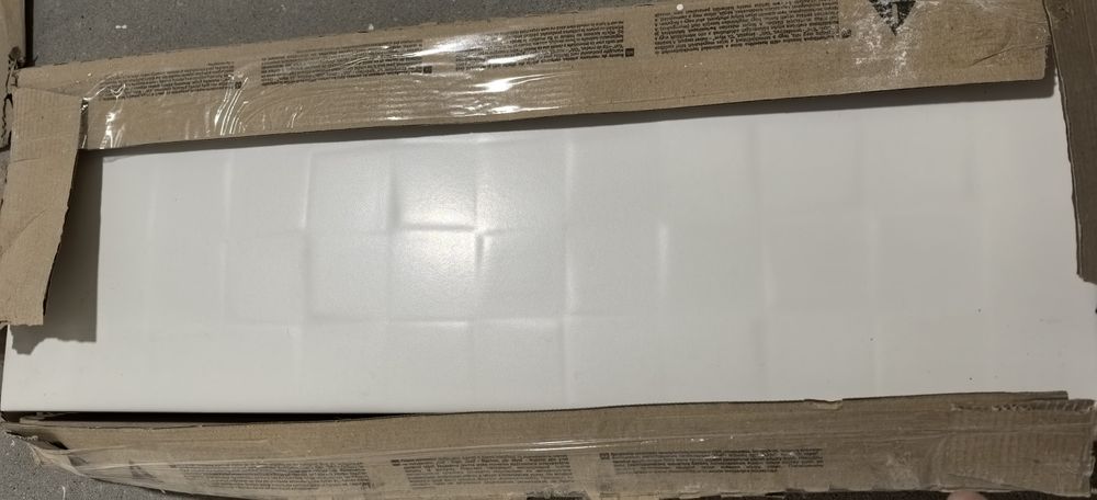 Płytka ścienna CERSANIT SIMPLE ART white cubes structure satin 19,8x59