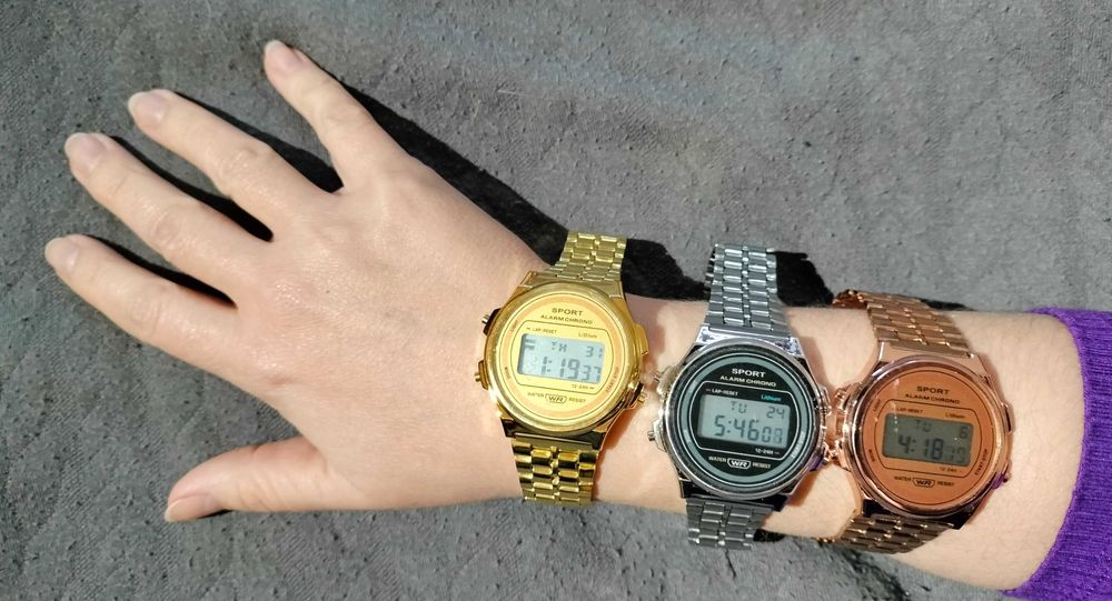 Relógio tipo casio
