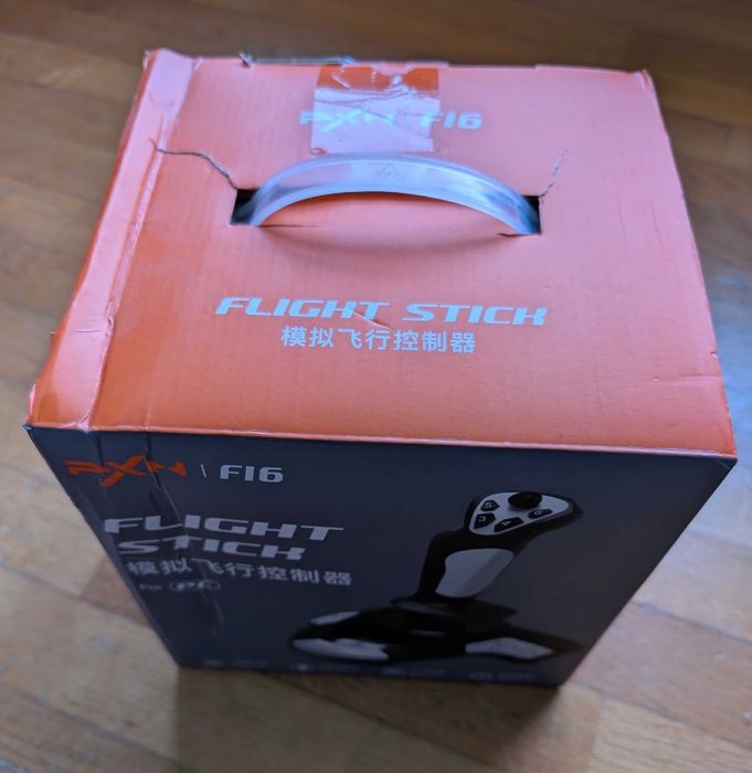 Joystick semi-novo PXN F-16 p/ PC - ideal para jogos de aviões