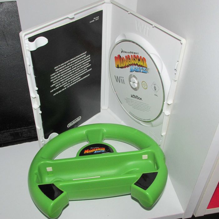 Madagascar: Kartz Wii + Volante Exclusivo
