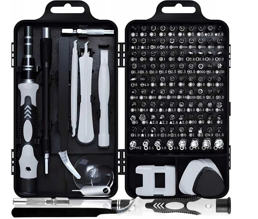 Wkrętaki Precyzyjne Bity Końcówki 115 EL ZESTAW