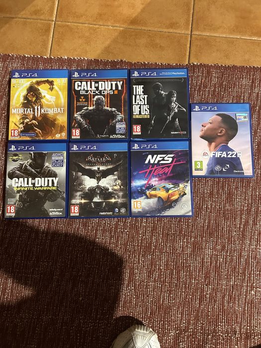 Jogos de Ps4 e Ps3