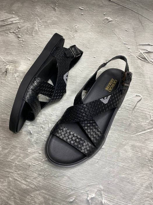 Кожаные сандалии 40-45 армани