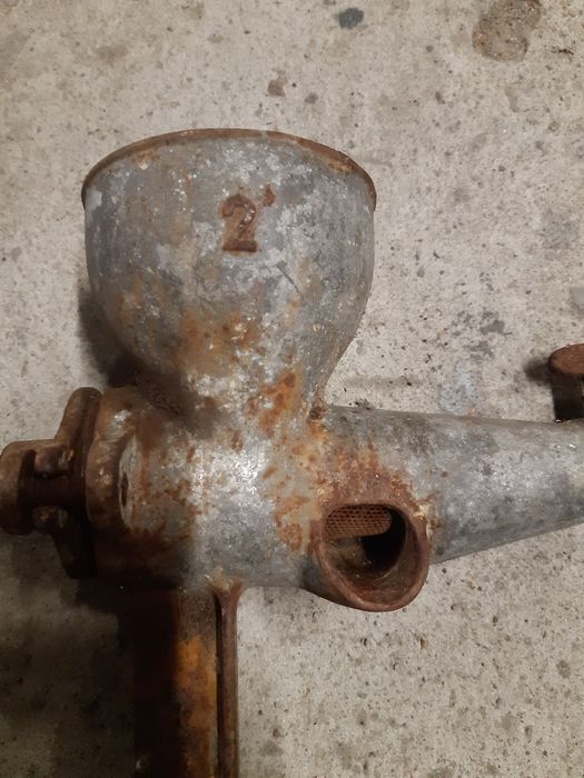 Stara maszynka do mięsa.