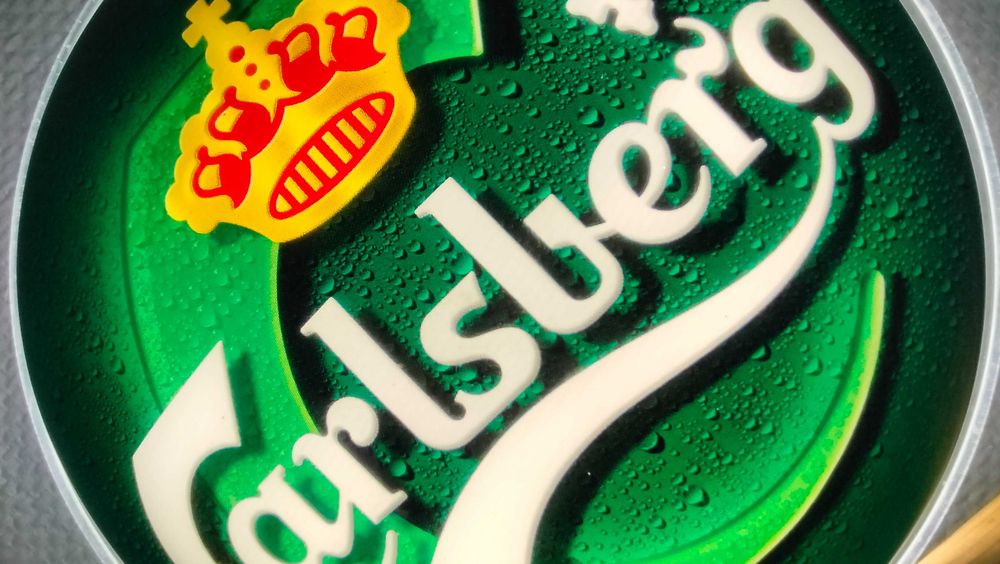 CARLSBERG Lampa unikalna kolekcjonerska Light box Rarytas Szczecin