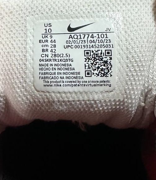 Кросівки Nike Ebernon Low Premium ‘White University Red’