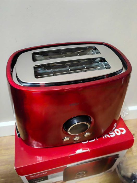 Тостер cosy life червоний
