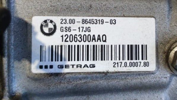 Caixa Velocidades Manual 23-00-8645319-03 - BMW 1