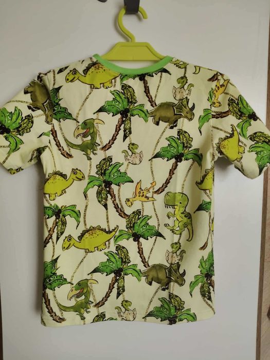 Koszulka chłopięca dinozaury Handmade r. 110