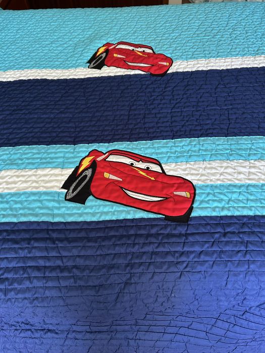 Edredon do faisca McQueen para cama de solteiro