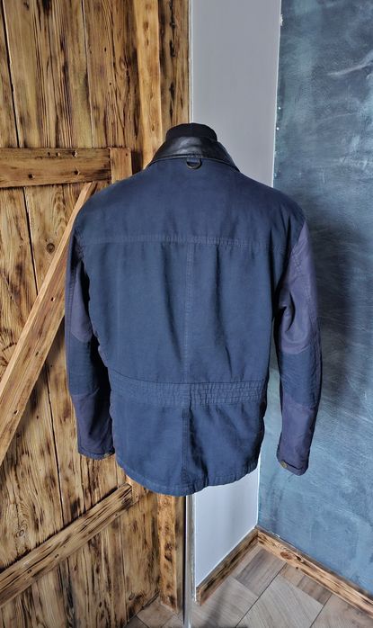 Mango H.E. kurtka męska granatowa field jacket L bawełna