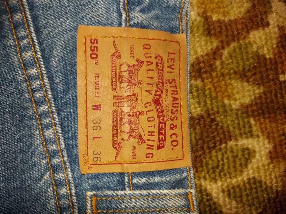 Джинси Levis 550, оригінал, зроблено у США, 36 розмір