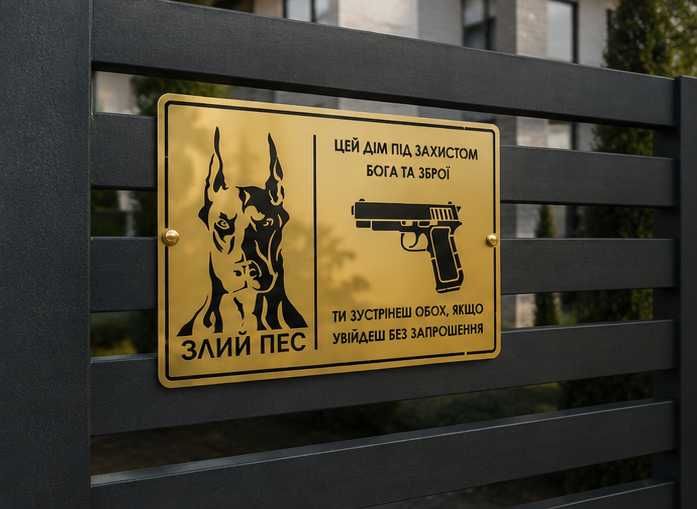 Адресна табличка преміальна