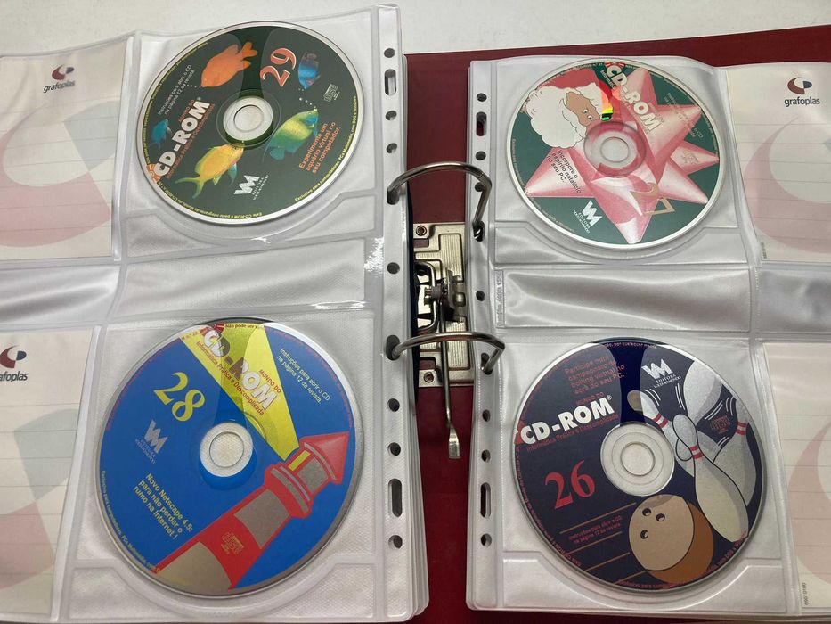 36 CDs "Mundo do CD-Rom: Informática Prática e Descomplicada"