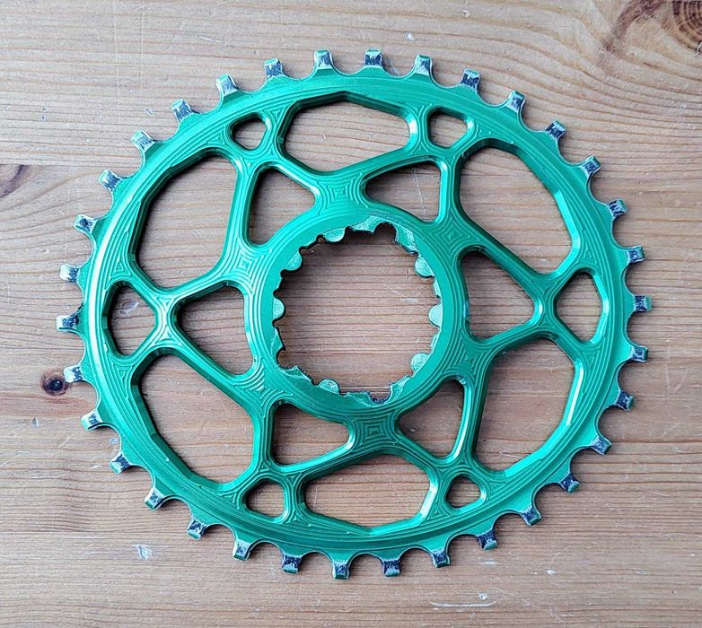 Zębatka Tryb AbsoluteBlack 34T Oval Sram DM 3-bolt Wwa