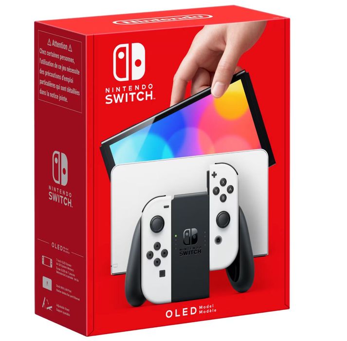 Nintendo Switch OLED (Branca) + Super Mario Kart 8 Deluxe