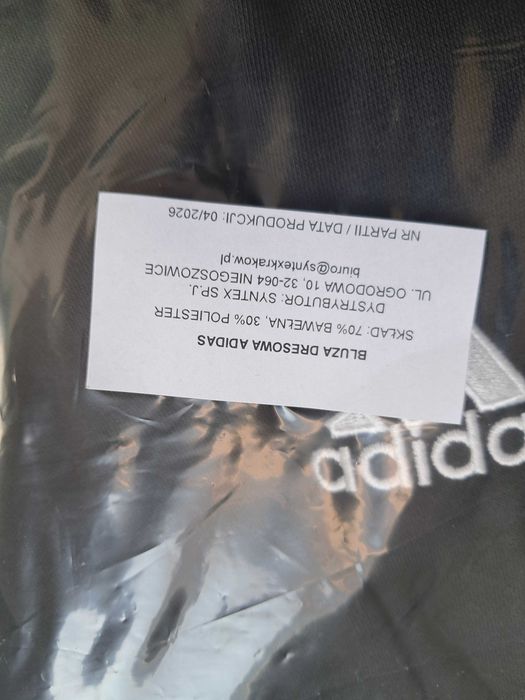 Bluza Adidas XL z kapturem