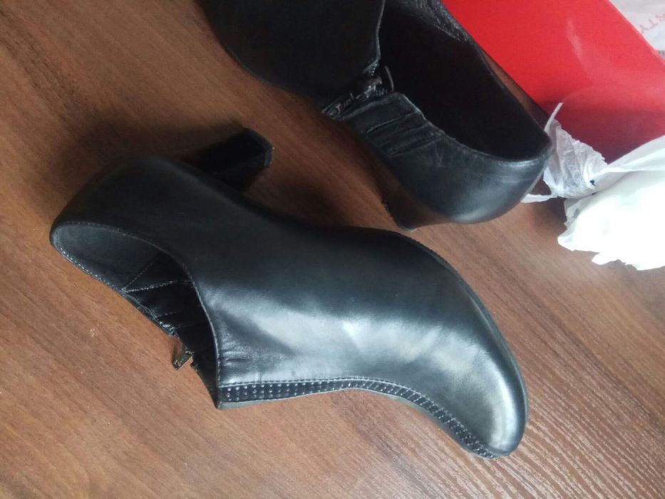 Туфли-боты (кожа)