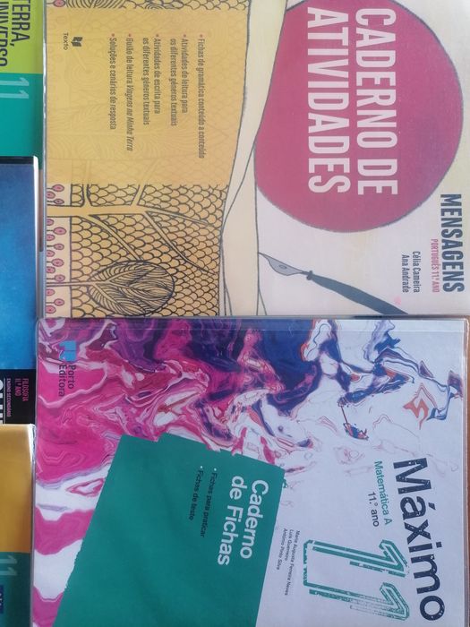 Cadernos de Atividades - 11.º Ano - como novos
