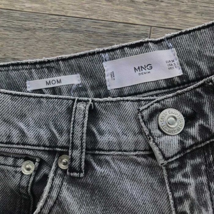 Джинсові шорти висока посадка мом Mango S / XS
