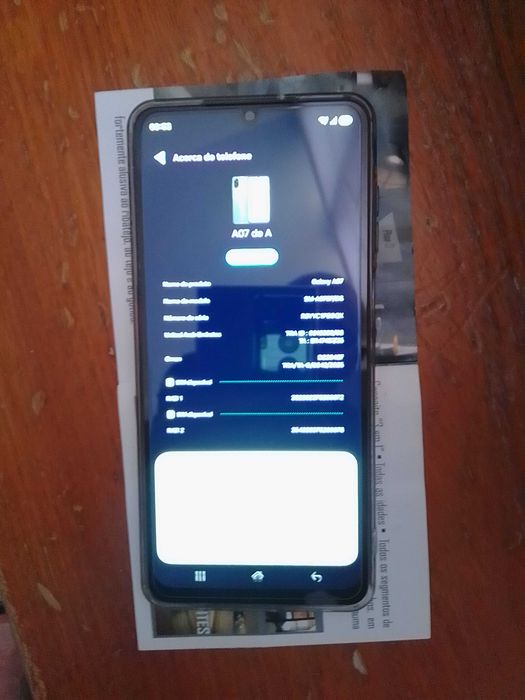 Samsung Galaxy A07 128GB Novo!