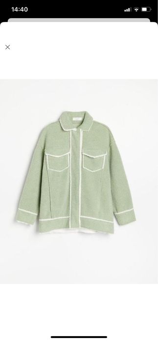 Тепла куртка сорочка тедді reserved