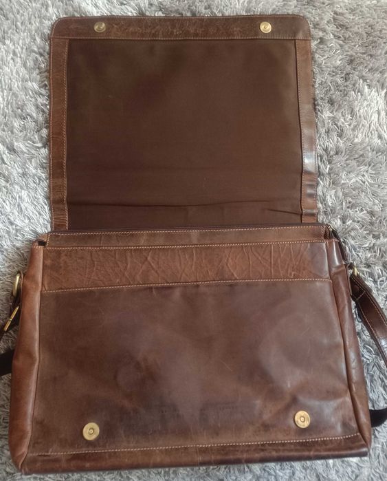 Torba męska skórzana Hunter Brązowa Betlewski