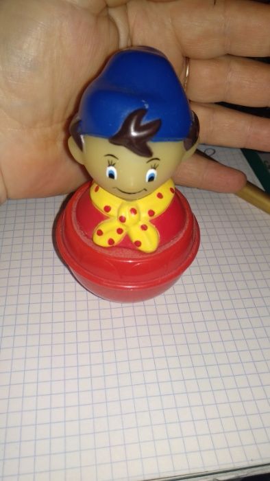 игрушка неваляшка гномик гном маленькая