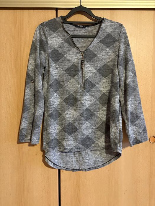 Bluzka damska długi rękaw z możliwością podwinięcia