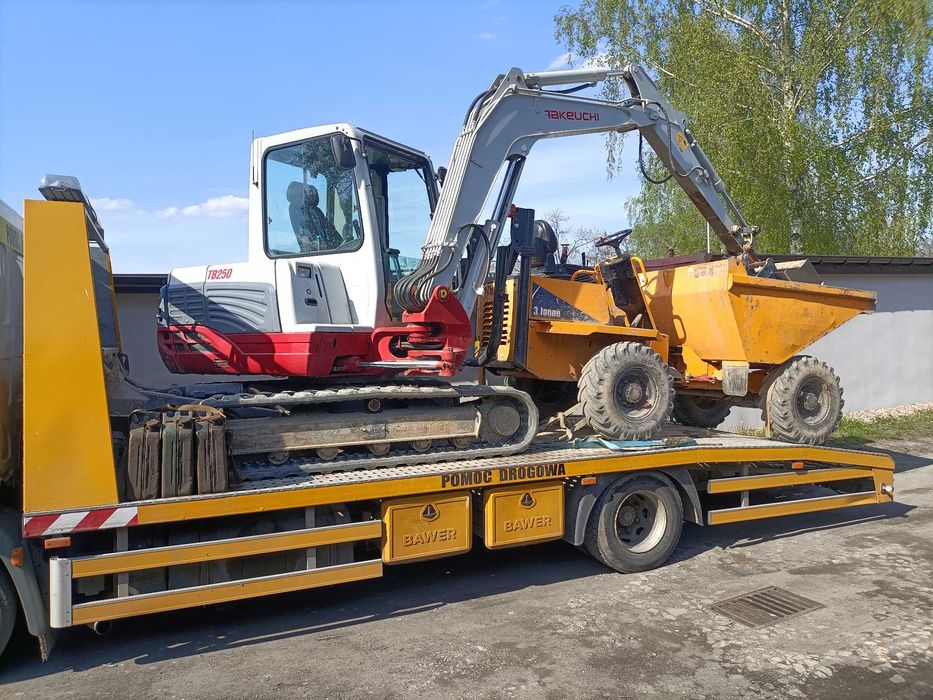 Wynajem minikoparki 5ton - wynajem maszyn budowlanych