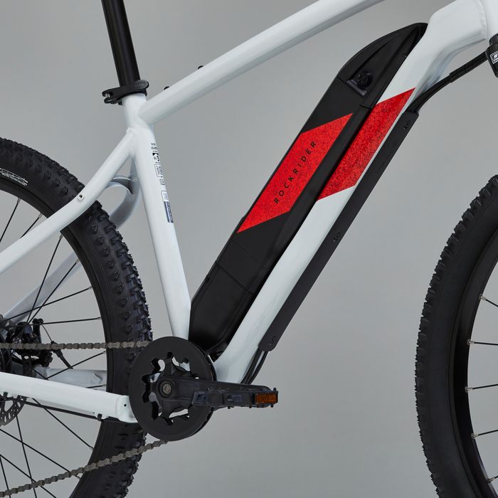 BTT Elétrica Semirrígida 27,5" E-ST 100 Branco/Vermelho