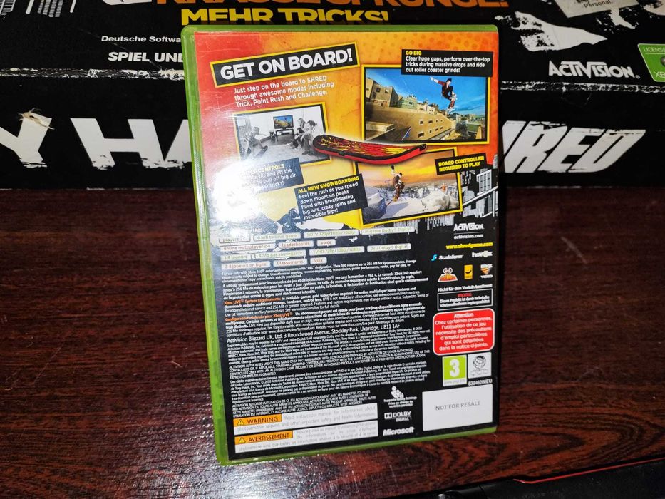 Tony Hawk Shred Deska plus Gra na Xbox 360 USZKODZONA