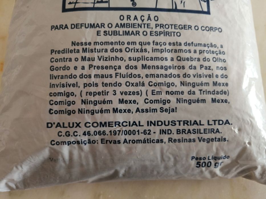 defumado de ambiente 500 gramas + 40gramas